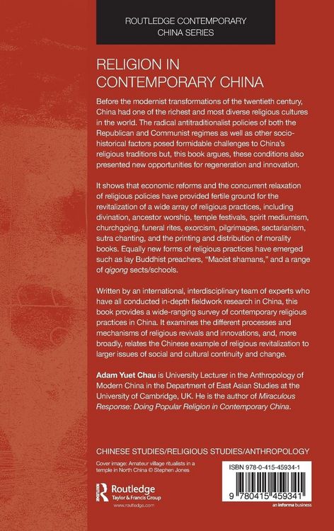 Produktbild: Religion in Contemporary China