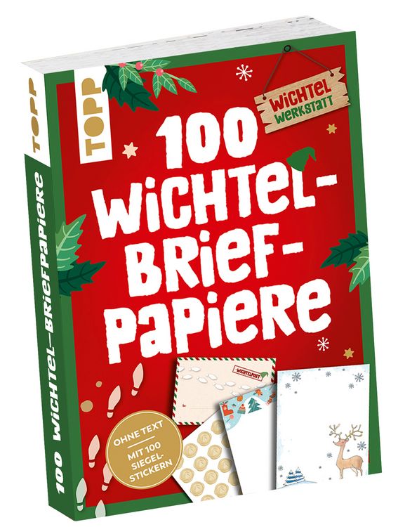 Produktbild: 100 Wichtelbriefpapiere