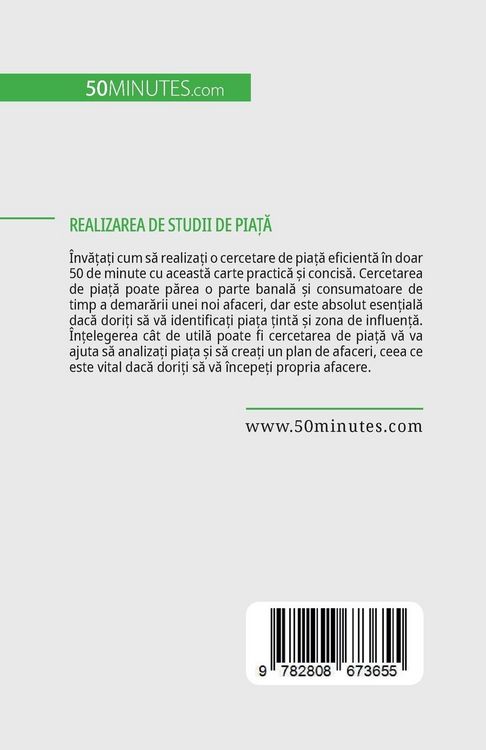 Produktbild: Realizarea de studii de pia&iquest;&iquest;