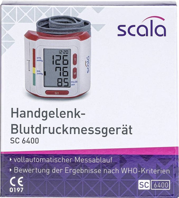 Produktbild: Scala SC 6400 Handgelenk Blutdruckmessger&auml;t 2184