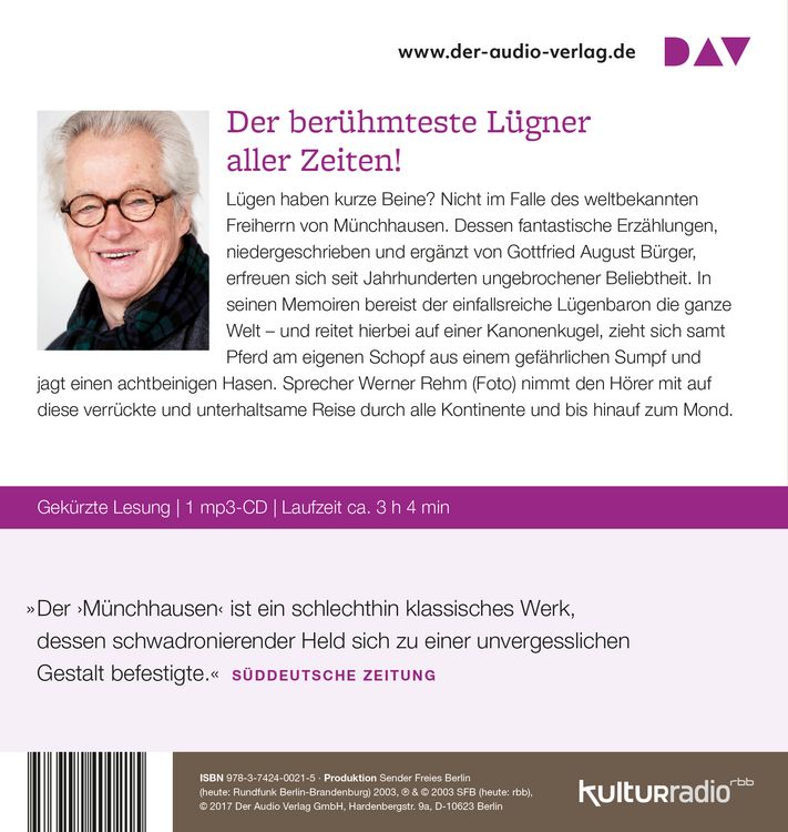 Produktbild: Wunderbare Reisen zu Wasser und zu Lande, Feldz&uuml;ge und lustige Abenteuer des Freiherrn von M&uuml;nchhausen