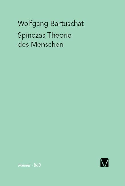 Produktbild: Spinozas Theorie des Menschen