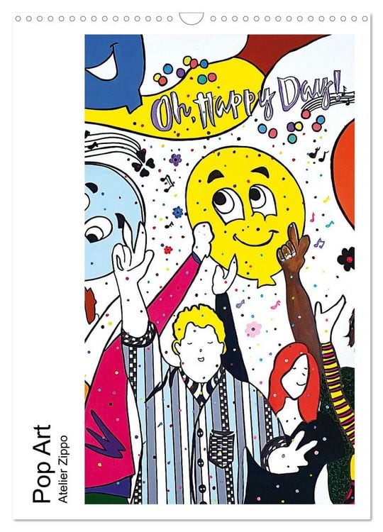 Produktbild: Pop Art - Atelier Zippo (Wandkalender 2026 DIN A3 hoch), CALVENDO Monatskalender