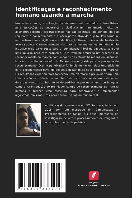 Produktbild: Identifica&ccedil;&atilde;o e reconhecimento humano usando a marcha