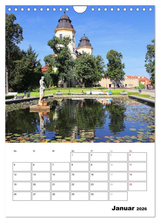 Produktbild: Schloss F&uuml;rstenstein in Polen - ein Reiseplaner (Wandkalender 2026 DIN A4 hoch), CALVENDO Monatskalender