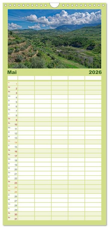Produktbild: Familienplaner 2026 - Albanien. Eine Entdeckungsreise. mit 5 Spalten (Wandkalender, 21 x 45 cm) CALVENDO