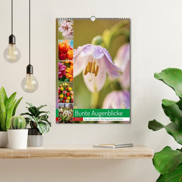 Produktbild: Bunte Augenblicke (Wandkalender 2027 DIN A3 hoch), CALVENDO Monatskalender