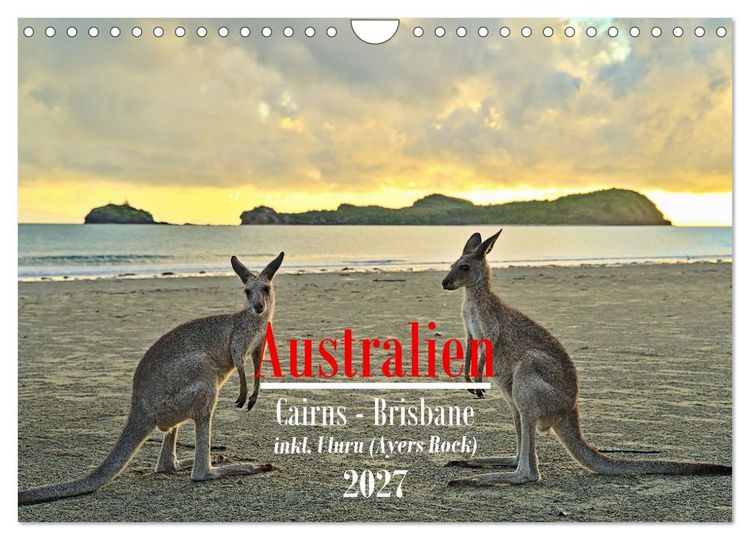 Produktbild: Australien - Cairns-Brisbane (Wandkalender 2027 DIN A4 quer), CALVENDO Monatskalender