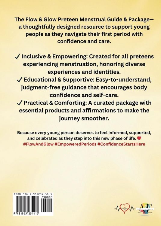 Produktbild: Flow & Glow The Ultimate Menstruation Guide for Preteens