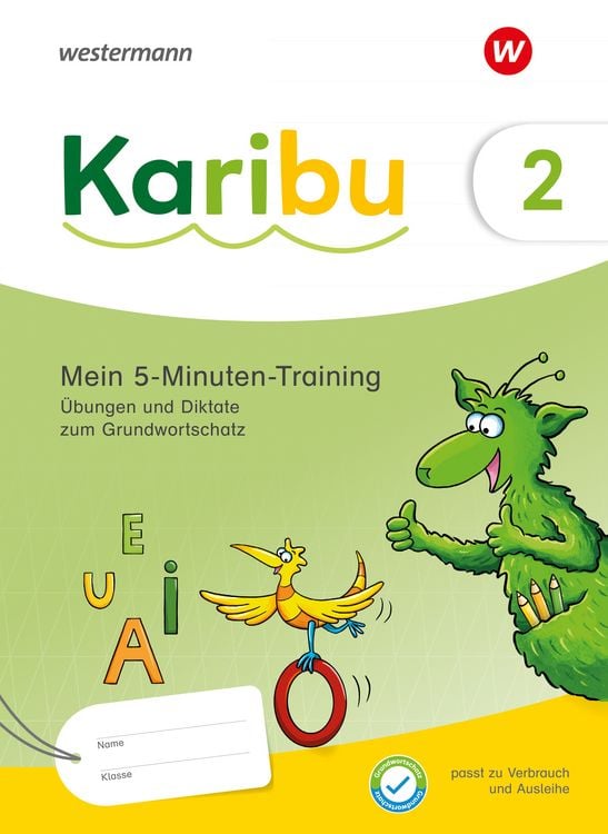 Produktbild: Karibu 2. Mein 5-Minuten-Training: Übungen und Diktate zum Grundwortschatz