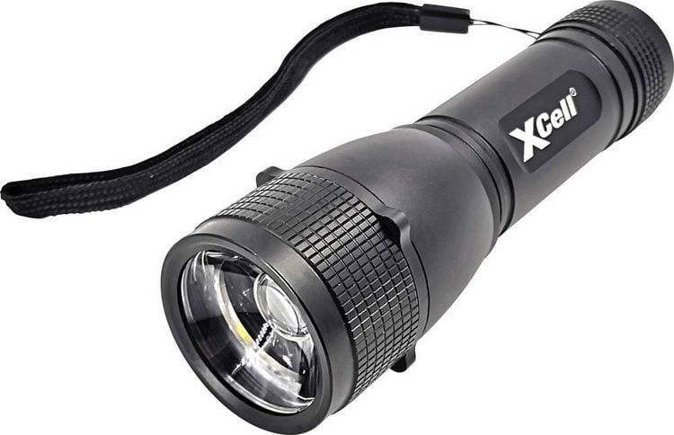Produktbild: XCell 146362 146362 LED Taschenlampe mit Handschlaufe, mit Holster, mit Stroboskopmodus batteriebetrieben 500 lm 7 h 179 g