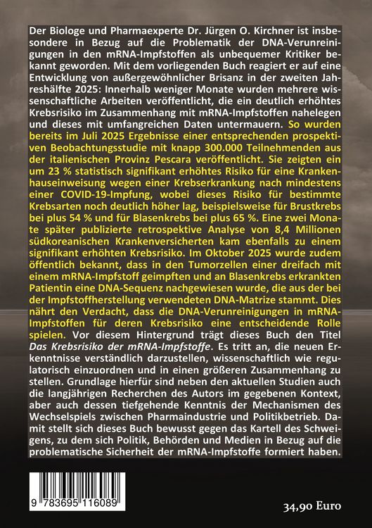 Produktbild: Das Krebsrisiko der mRNA-Impfstoffe