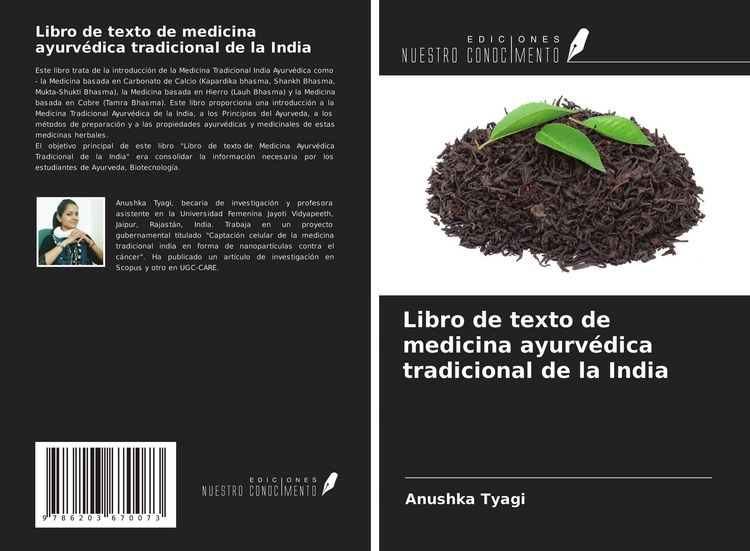 Produktbild: Libro de texto de medicina ayurv&eacute;dica tradicional de la India