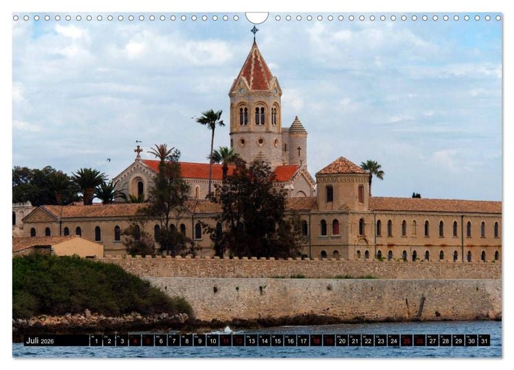 Produktbild: Riviera und Mehr - Nizza, Cannes, San Remo, Monaco (Wandkalender 2026 DIN A3 quer), CALVENDO Monatskalender