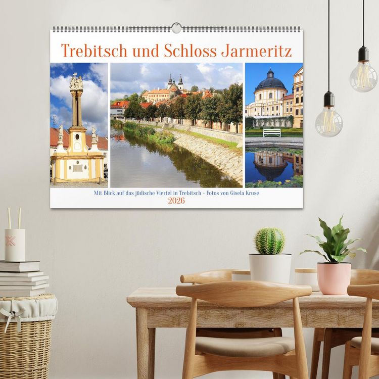 Produktbild: Trebitsch und Schloss Jarmeritz (Wandkalender 2026 DIN A2 quer), CALVENDO Monatskalender