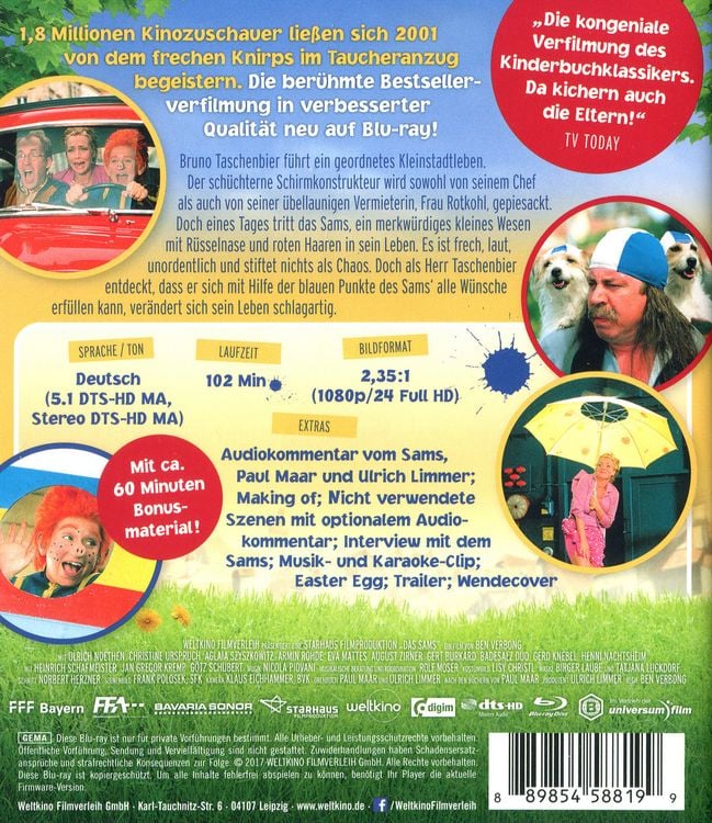 Produktbild: Das Sams - Der Film - Digital Remastered in 2K