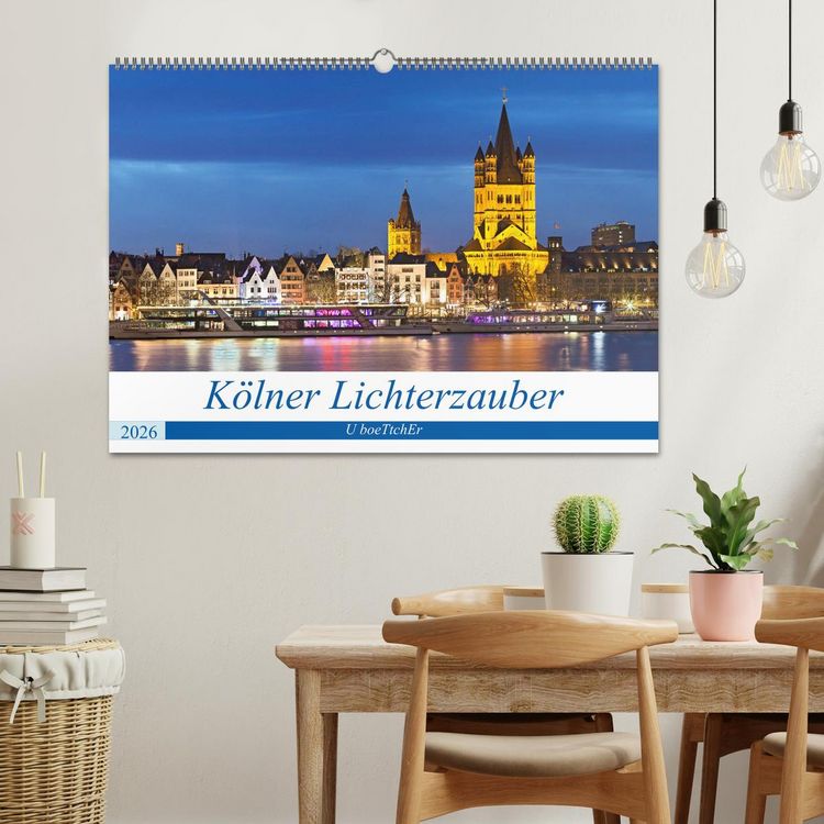 Produktbild: K&Ouml;LNER LICHTERZAUBER (Wandkalender 2026 DIN A2 quer), CALVENDO Monatskalender