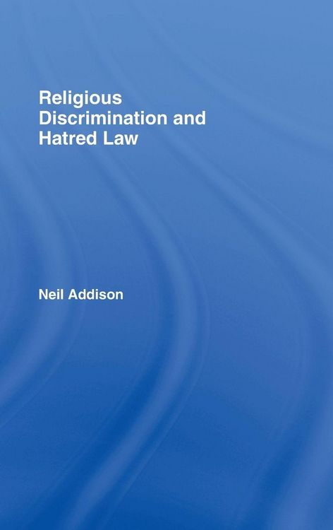 Produktbild: Religious Discrimination and Hatred Law