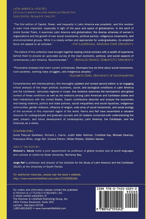 Produktbild: Capital, Power, and Inequality in Latin America and the Caribbean