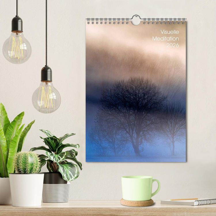 Produktbild: Visuelle Meditation - Gl&uuml;hende Wipfel (Wandkalender 2026 DIN A4 hoch), CALVENDO Monatskalender