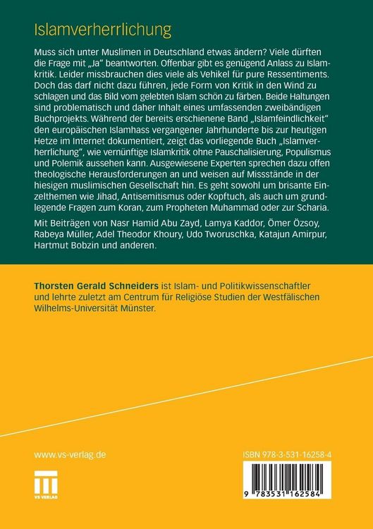 Produktbild: Islamverherrlichung