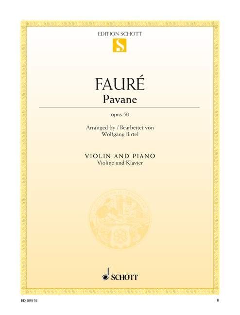Produktbild: Pavane op. 50. Violine und Klavier