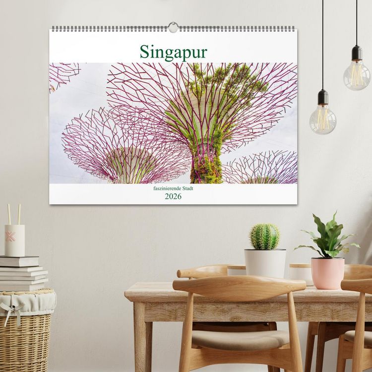 Produktbild: Singapur - faszinierende Stadt (Wandkalender 2026 DIN A2 quer), CALVENDO Monatskalender