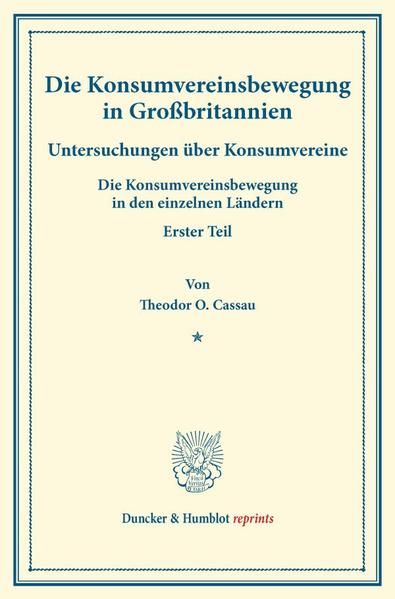 Produktbild: Die Konsumvereinsbewegung in Gro&szlig;britannien.
