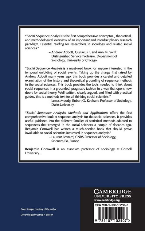 Produktbild: Social Sequence Analysis
