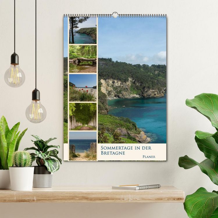 Produktbild: Sommertage in der Bretagne (Wandkalender 2026 DIN A2 hoch), CALVENDO Monatskalender