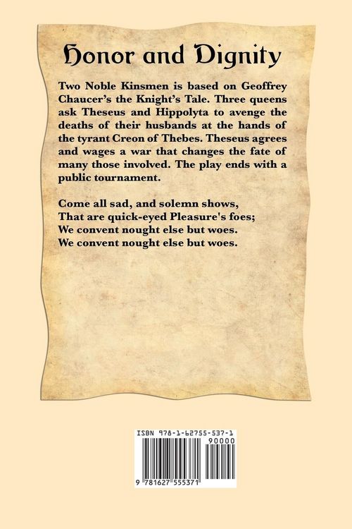 Produktbild: The Two Noble Kinsmen