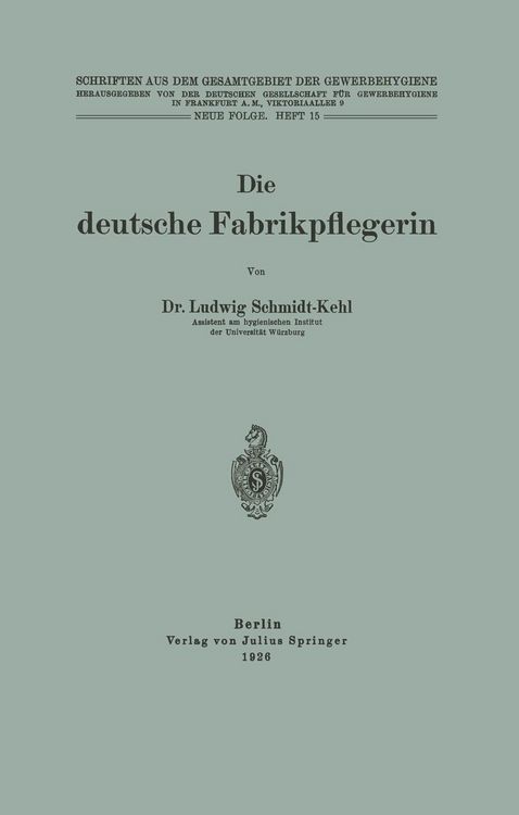 Produktbild: Die deutsche Fabrikpflegerin