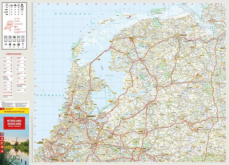 Produktbild: MARCO POLO Reisekarte Niederlande 1:275.000