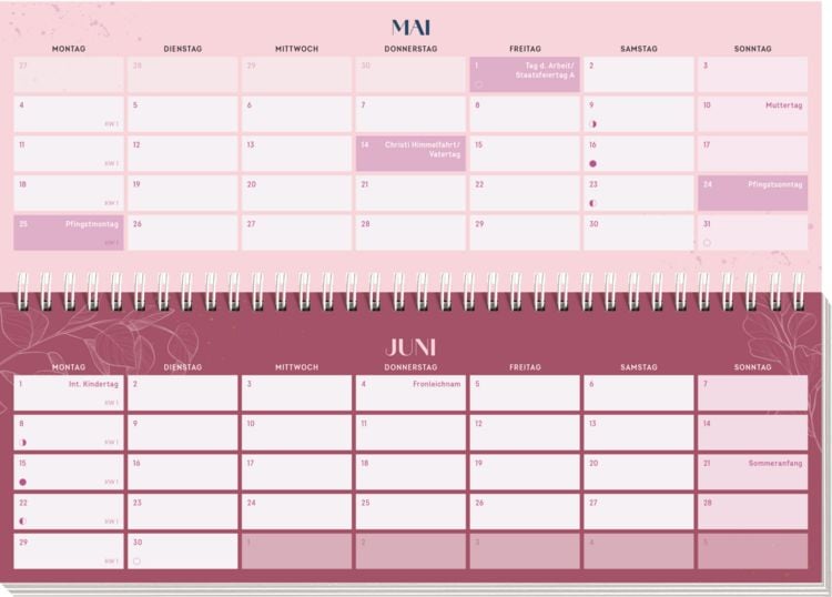 Produktbild: Tischkalender 2027 quer: I believe in Book Love