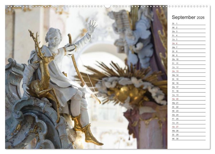 Produktbild: Vierzehnheiligen (hochwertiger Premium Wandkalender 2026 DIN A2 quer), Kunstdruck in Hochglanz
