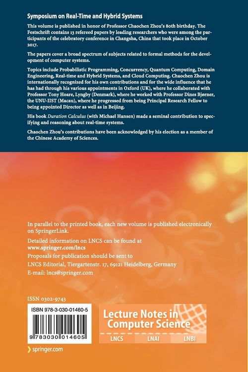Produktbild: Symposium on Real-Time and Hybrid Systems
