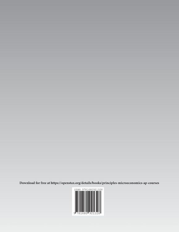 Produktbild: Principles of Microeconomics for AP&reg; Courses