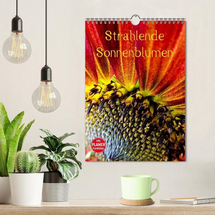 Produktbild: Strahlende Sonnenblumen (Wandkalender 2026 DIN A4 hoch), CALVENDO Monatskalender