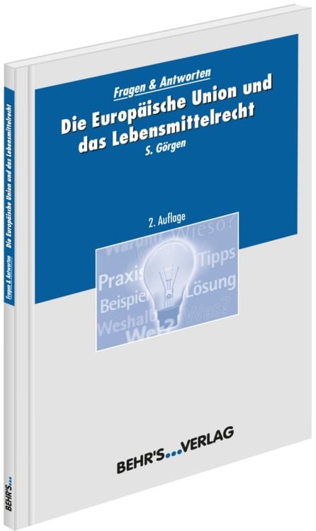 Produktbild: Die Europ&auml;ische Union und das Lebensmittelrecht