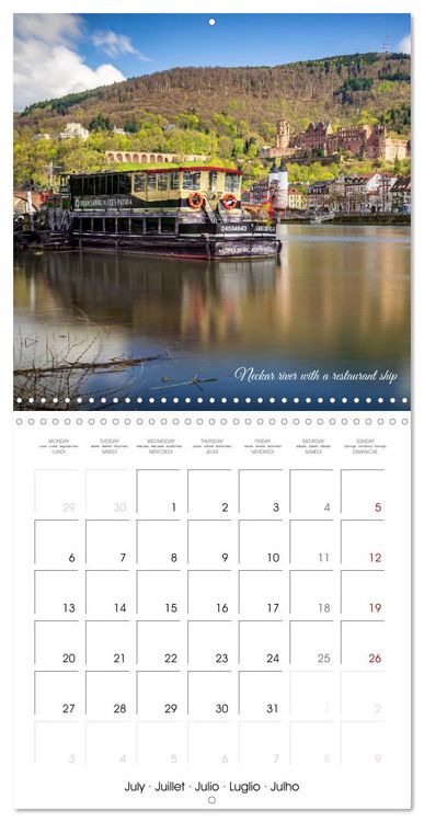 Produktbild: The colorful city of Heidelberg (Wall Calendar 2026 12 &times; 12 Inch) CALVENDO 12 Month Wall Calendar