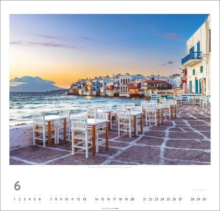 Produktbild: Griechische Inseln Kalender 2027 - Im Land der G&ouml;tter