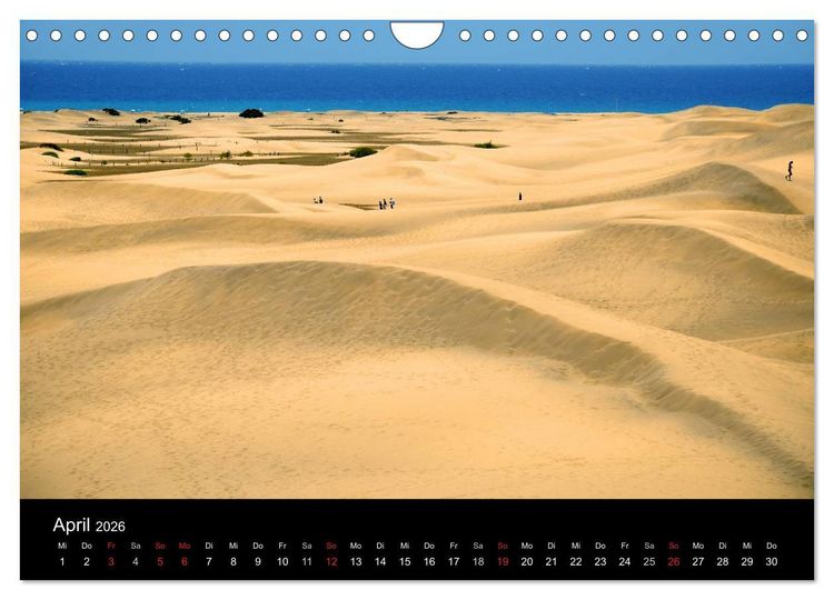Produktbild: GRAN CANARIA/D&uuml;nen von Maspalomas (Wandkalender 2026 DIN A4 quer), CALVENDO Monatskalender