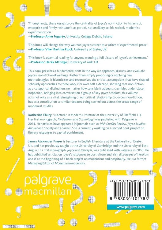 Produktbild: Joyce&rsquo;s Non-Fiction Writings