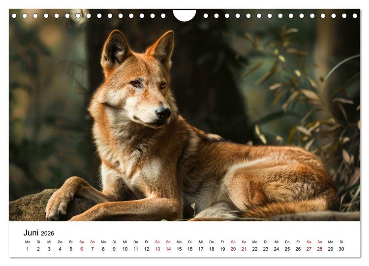 Produktbild: Wildes Down Under: Tiere des Australischen Kontinents (Wandkalender 2026 DIN A4 quer), CALVENDO Monatskalender