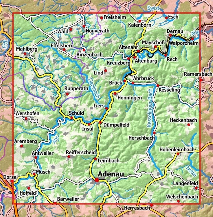 Produktbild: Eifelwandern 9 - Hohe Eifel (Nord), Ahrgebirge