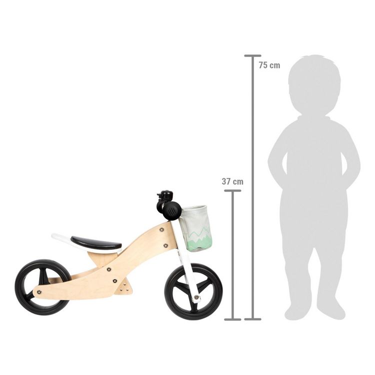 Produktbild: Laufrad-Trike 2 in 1 salbeigr&uuml;n