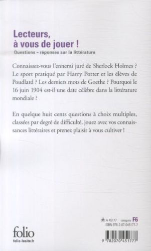 Produktbild: Lecteurs, &agrave; vous de jouer !