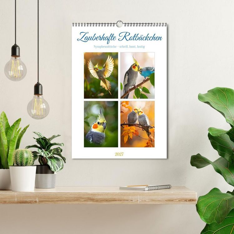 Produktbild: Zauberhafte Rotb&auml;ckchen (Wandkalender 2027 DIN A3 hoch), CALVENDO Monatskalender