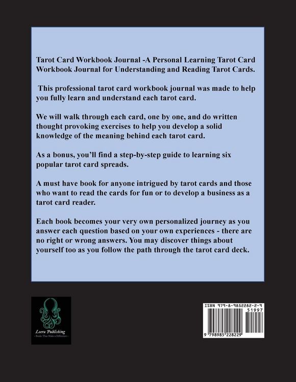 Produktbild: Tarot Card Workbook Journal