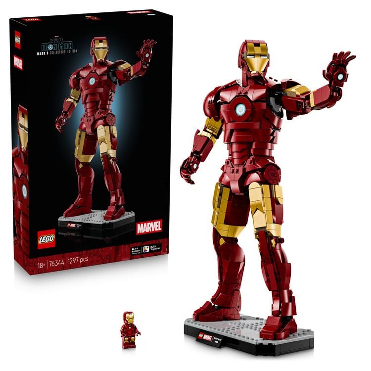 Produktbild: LEGO 76344 Marvel Iron Man Mark 3 Sammleredition, Spielset mit Figuren